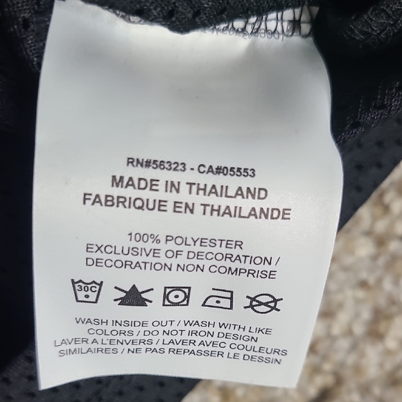 Jordan Black and Red Active Tank Top - Picture 4 of 5